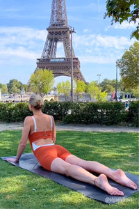 Thumbnail for Olivia Fire Clay Short Jumpsuit