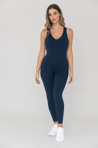 Thumbnail for Amara Night Sky Blue Jumpsuit