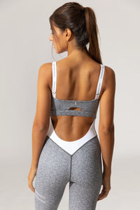 Thumbnail for Olivia Zen Gray Jumpsuit