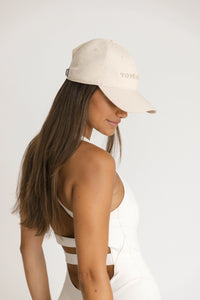 Thumbnail for Adjustable Beige Cotton Cap