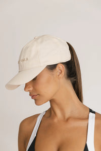Thumbnail for Adjustable Beige Cotton Cap