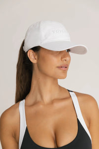 Thumbnail for Adjustable White Cotton Cap