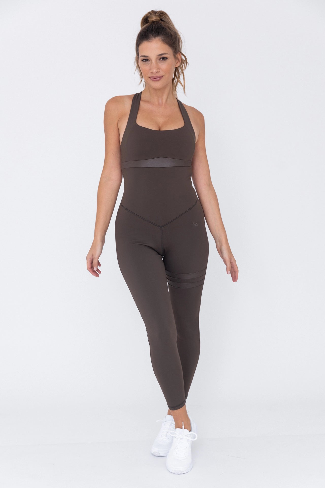 NEW Nicole Dark Cocoa Jumpsuit