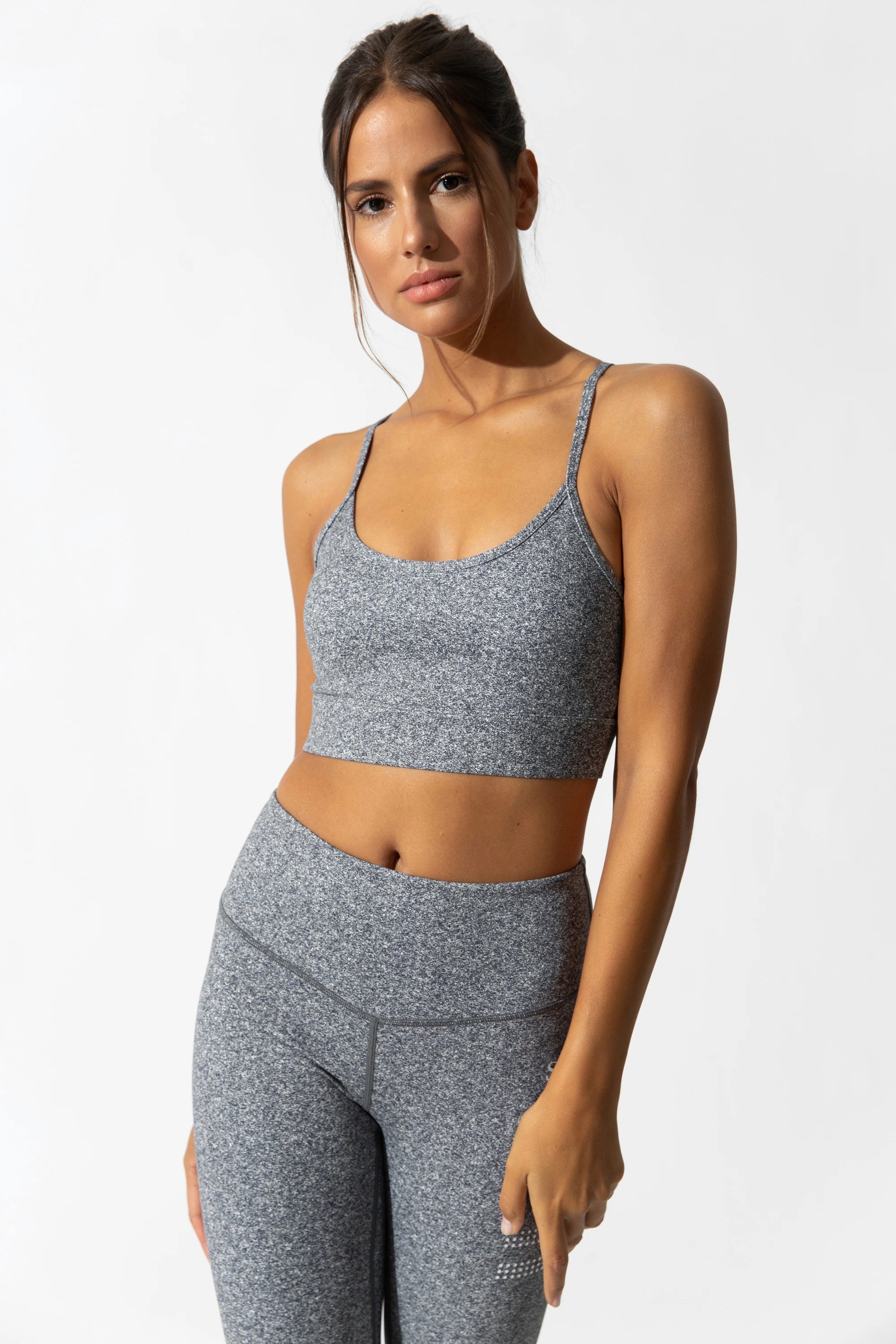 ビキニ AGNEL Tom Bustier Gray St. Agni Bustier Top in Grey Heather | FWRD