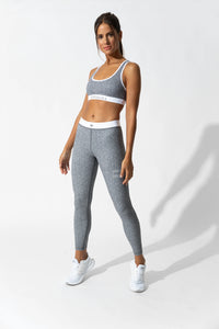 Thumbnail for Euphoria Zen Grey Classic Legging - Topíssima